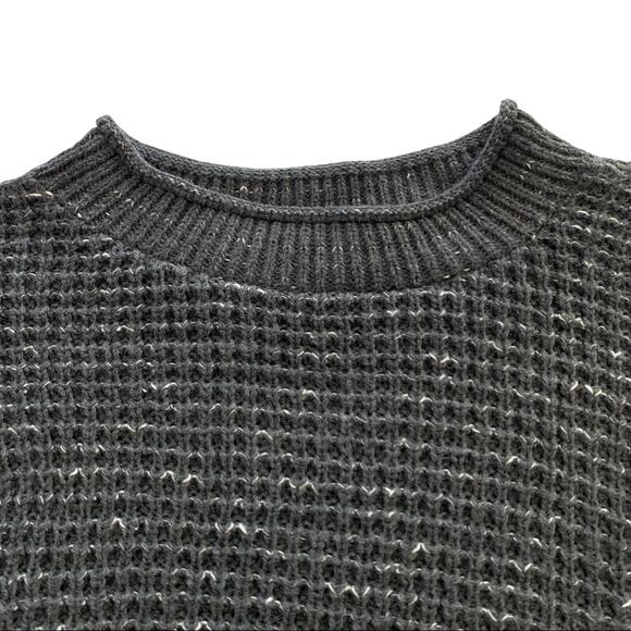 Abound Nordstrom Crewneck Cropped Sweater Grey Charcoal Heather XL - Picture 3 of 9